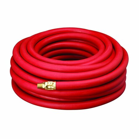 MILTON INDUSTRIES 1/2 in. Rubbber Hose 50' Long W/ 1/2 in. Npt Fittings PE515-50